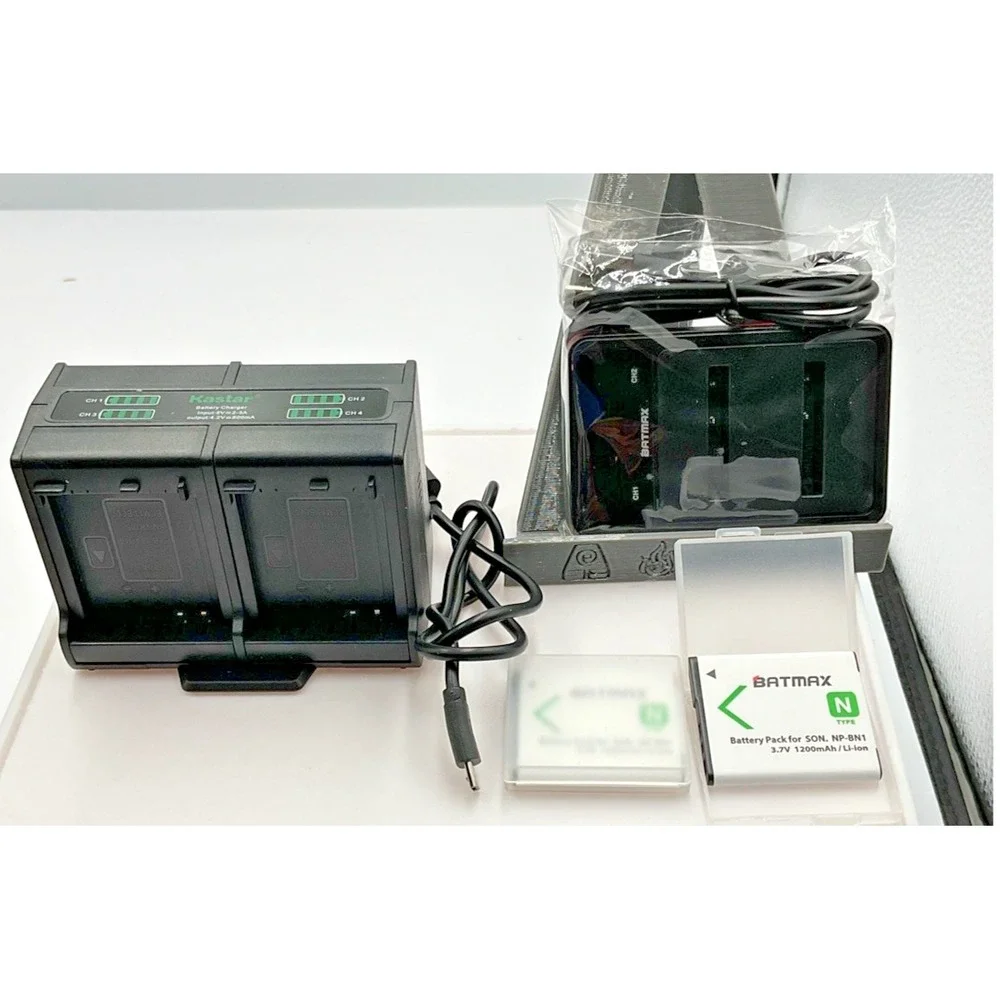 Batmax NP-BN1 Battery Pack with Dual Charger for Sony